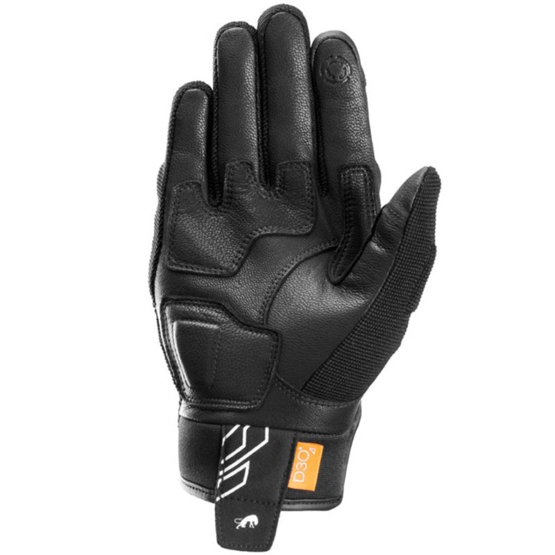 Guanti da moto Furygan Jet Neon D3O nero-bianco
