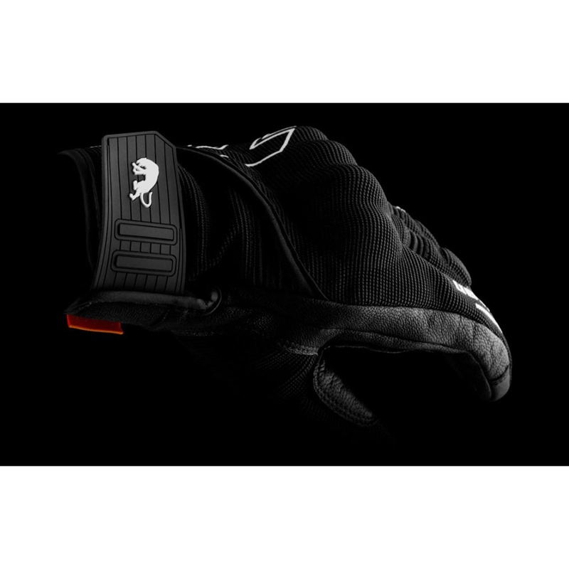 Guanti da moto Furygan Jet Neon D3O nero-bianco