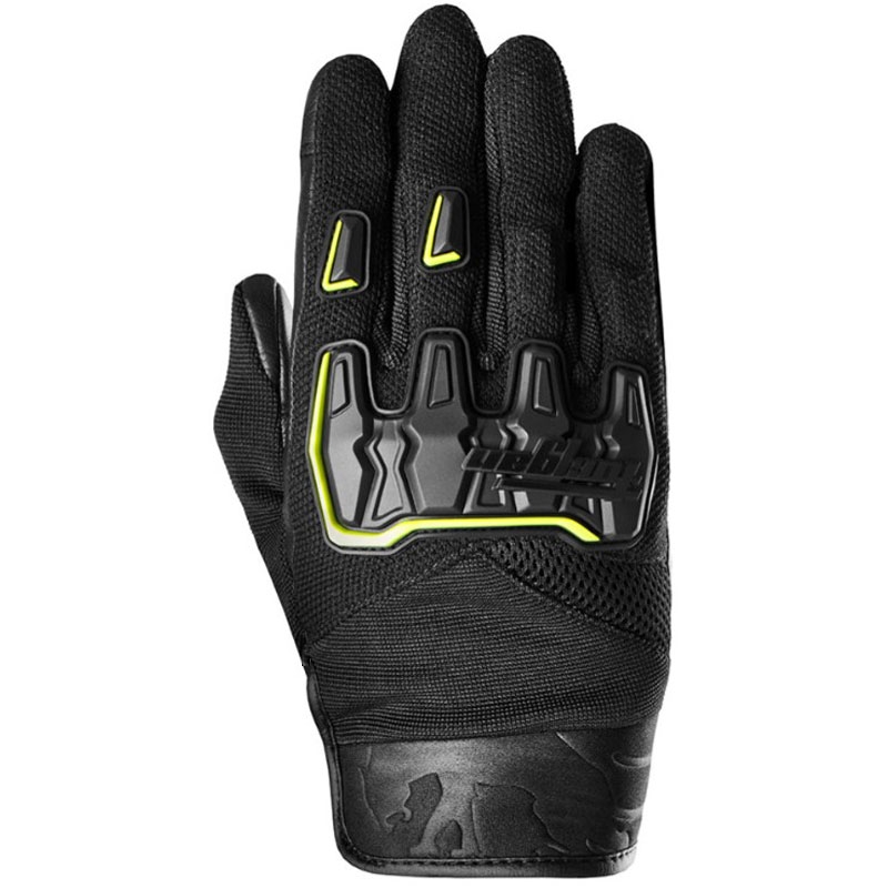 Guanti da moto Furygan Shade nero-giallo fluo