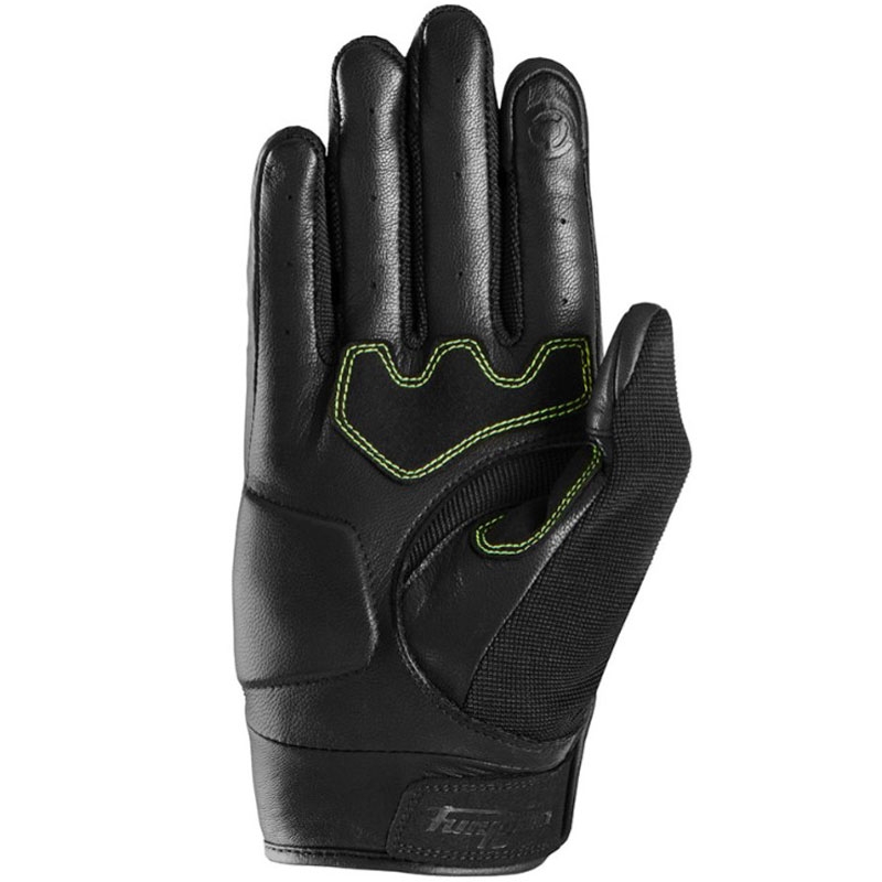 Guanti da moto Furygan Shade nero-giallo fluo