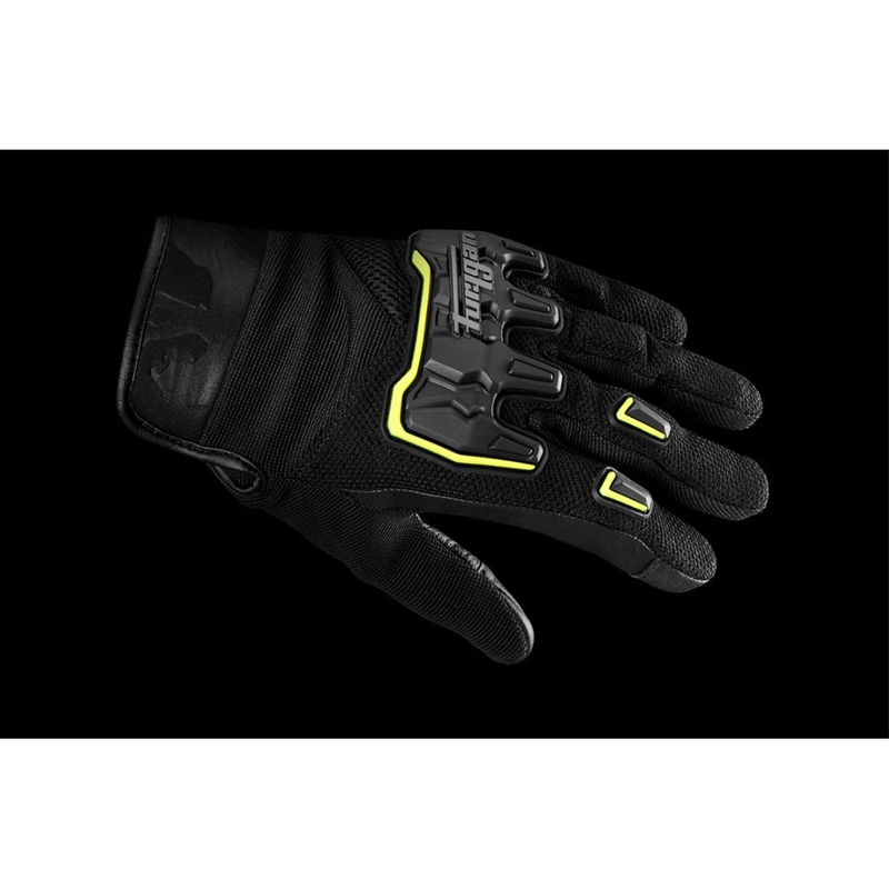 Guanti da moto Furygan Shade nero-giallo fluo