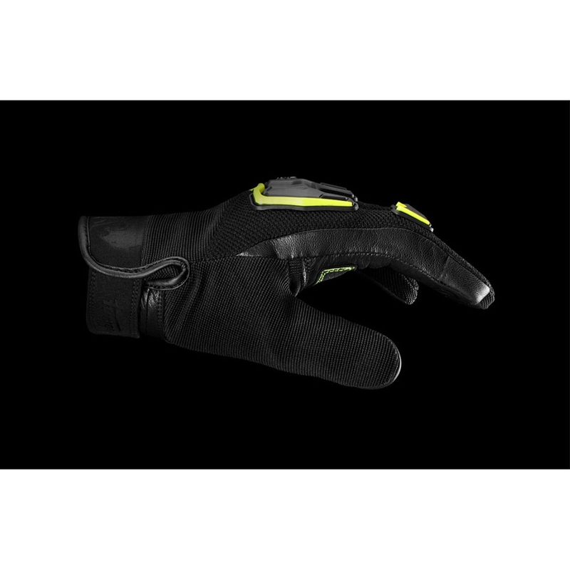 Guanti da moto Furygan Shade nero-giallo fluo