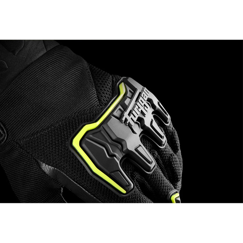 Guanti da moto Furygan Shade nero-giallo fluo