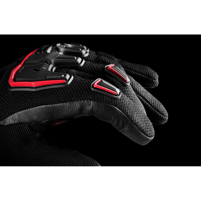 Guanti da moto Furygan Shade nero-rosso