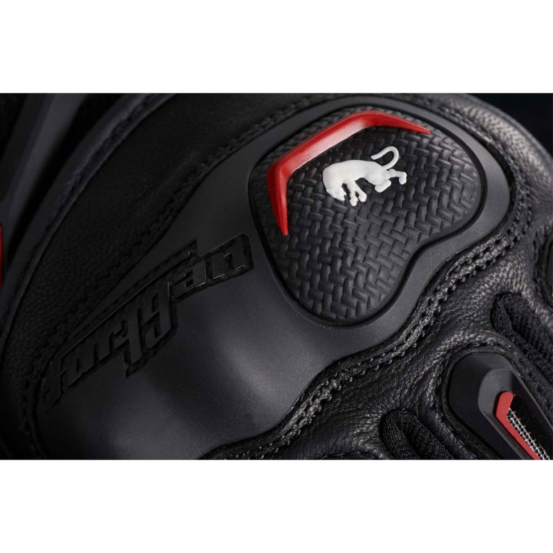 Guanti da moto Furygan Volt nero-rosso Saldi