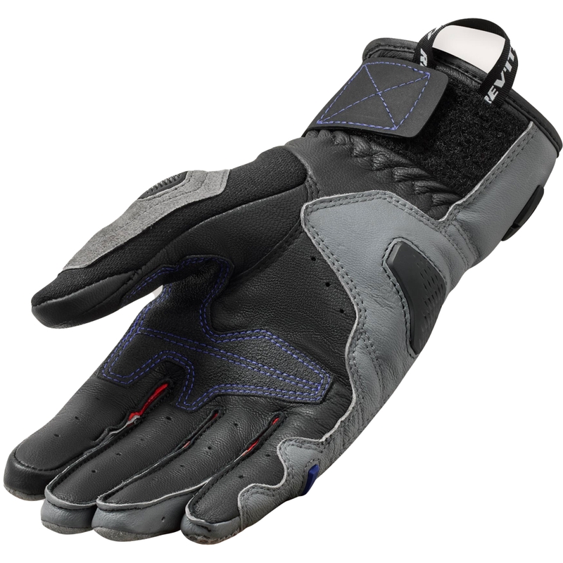 Guanti da moto Revit Sand 5 da donna grigio-rosso