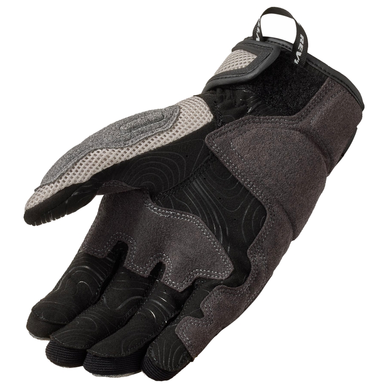 Guanti da moto Revit Cavern grigio chiaro-nero