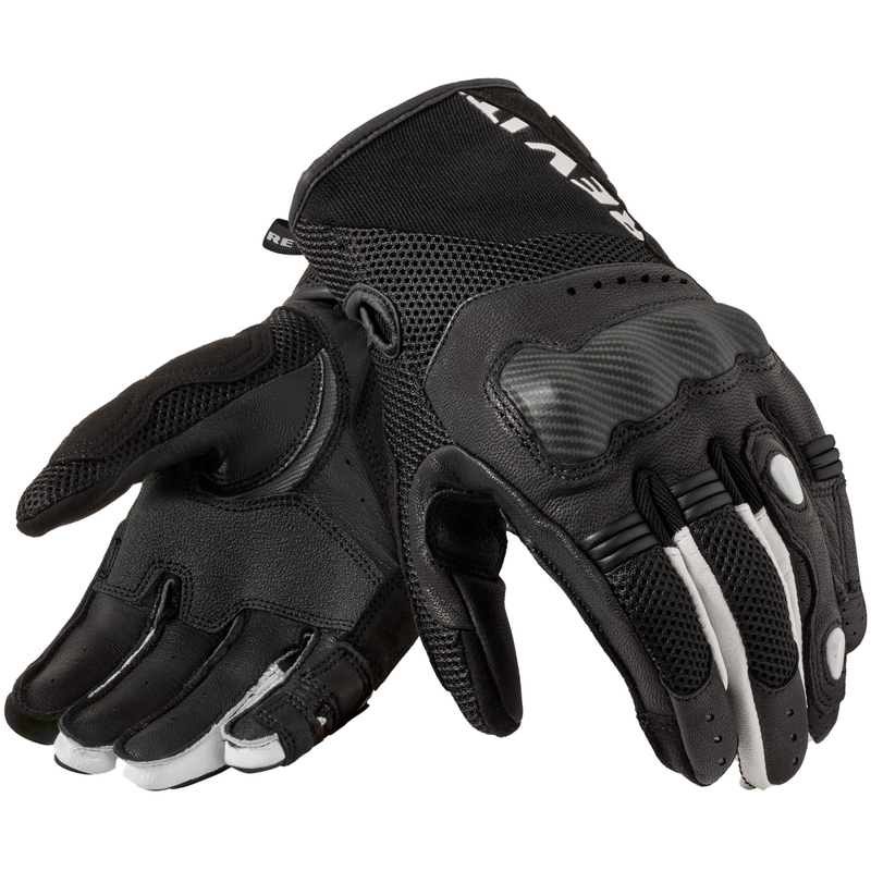 Guanti da moto Revit Blaze nero-bianco