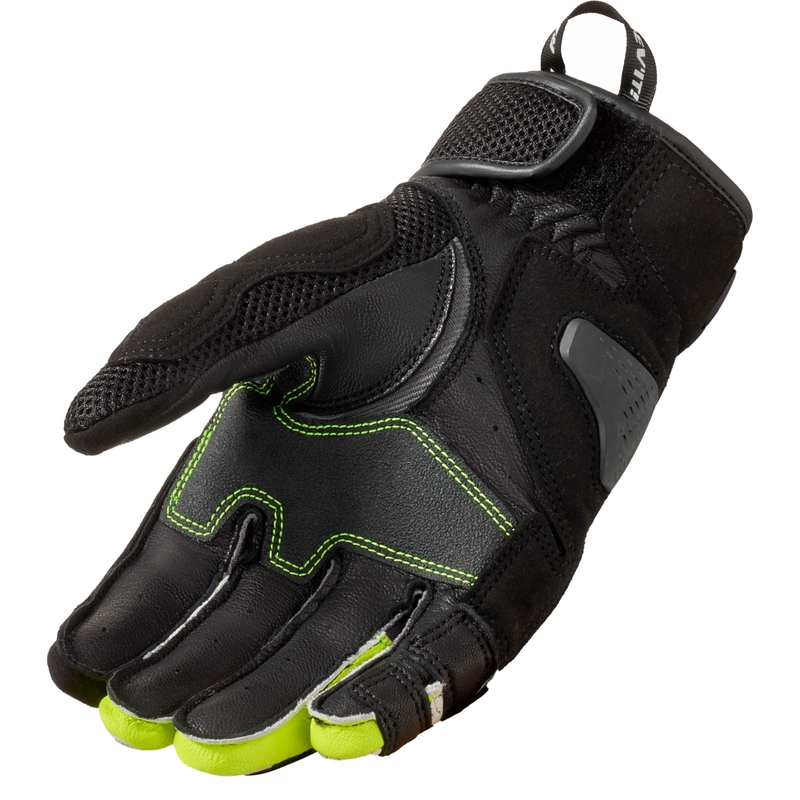 Guanti da moto Revit Blaze grigio chiaro-giallo fluo