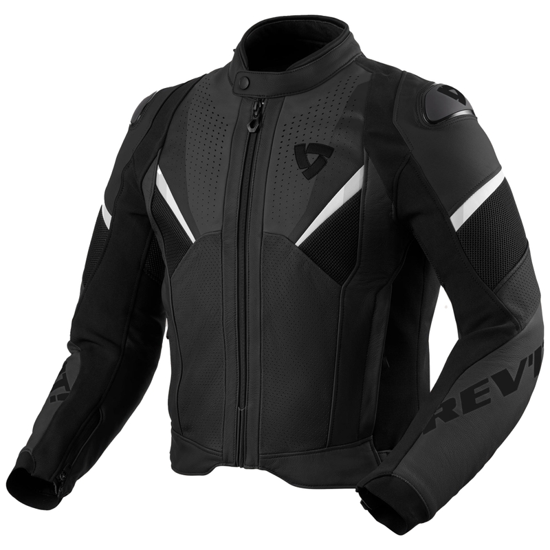 Giacca da motociclista in pelle Revit Automate nera