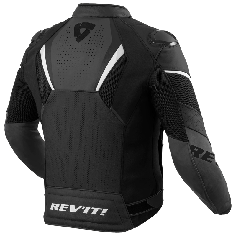 Giacca da motociclista in pelle Revit Automate nera