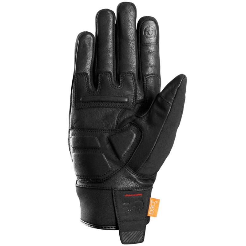 Guanti da moto Furygan Jet All Season D3O® Evo Nero-Rosso
