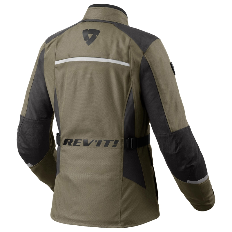 Giacca da moto Revit Voltiac 3 H2O da donna verde-antracite