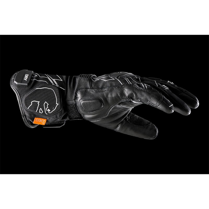 Guanti da moto Furygan Starker D3O® PrimaLoft® 37.5® nero-bianco