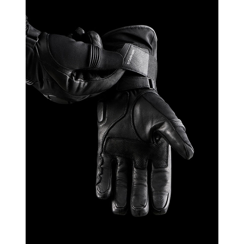 Guanti da moto Furygan Starker D3O® PrimaLoft® 37.5® nero-bianco
