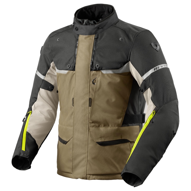 Giacca da moto Revit Outback 4 H2O verde-antracite