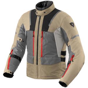 Giacca da moto Revit Offtrack 2 H2O grigio sabbia