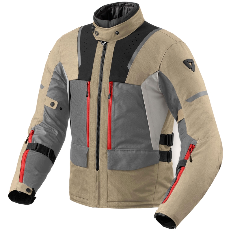 Giacca da moto Revit Offtrack 2 H2O grigio sabbia