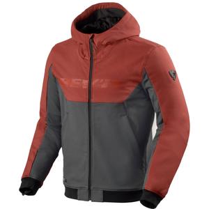 Felpa da moto Revit Parabolica 2 grigio vino