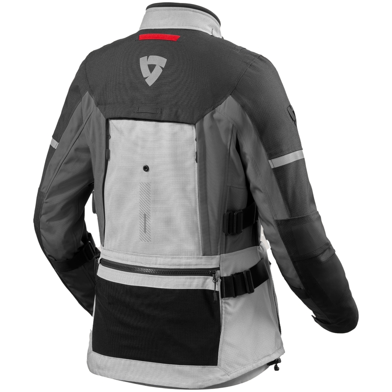 Giacca da moto da donna Revit Sand 5 H2O argento-antracite