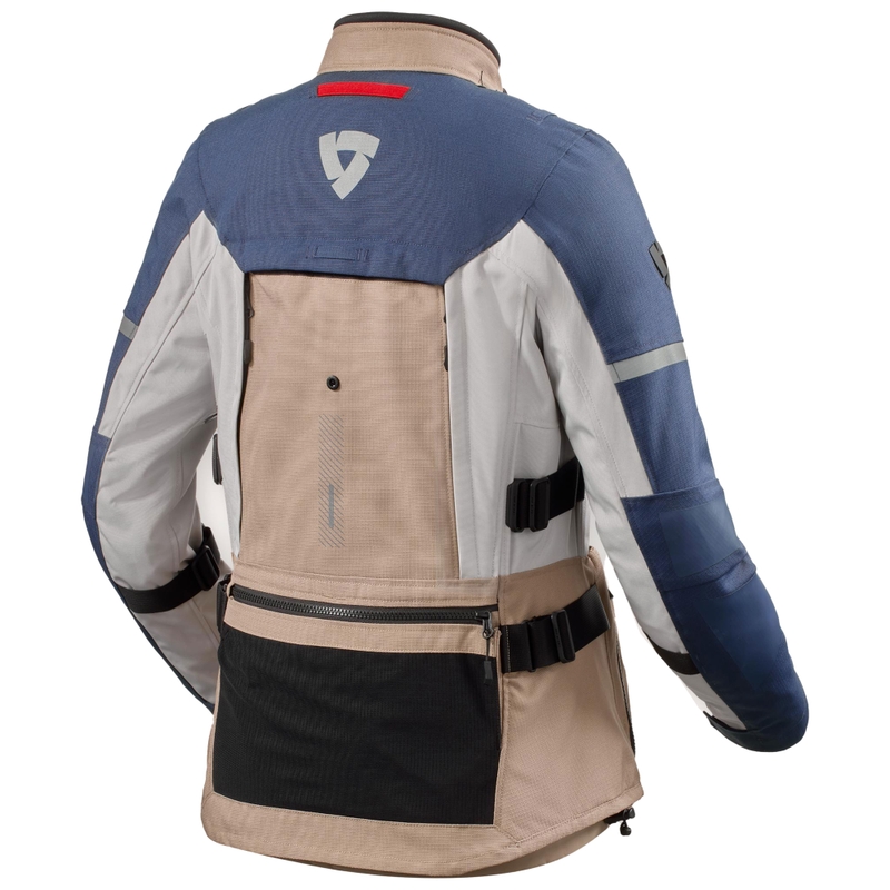 Giacca da moto da donna Revit Sand 5 H2O blu sabbia