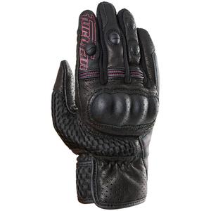 Guanti da moto da donna Furygan TD Air Lady nero-bianco-rosa