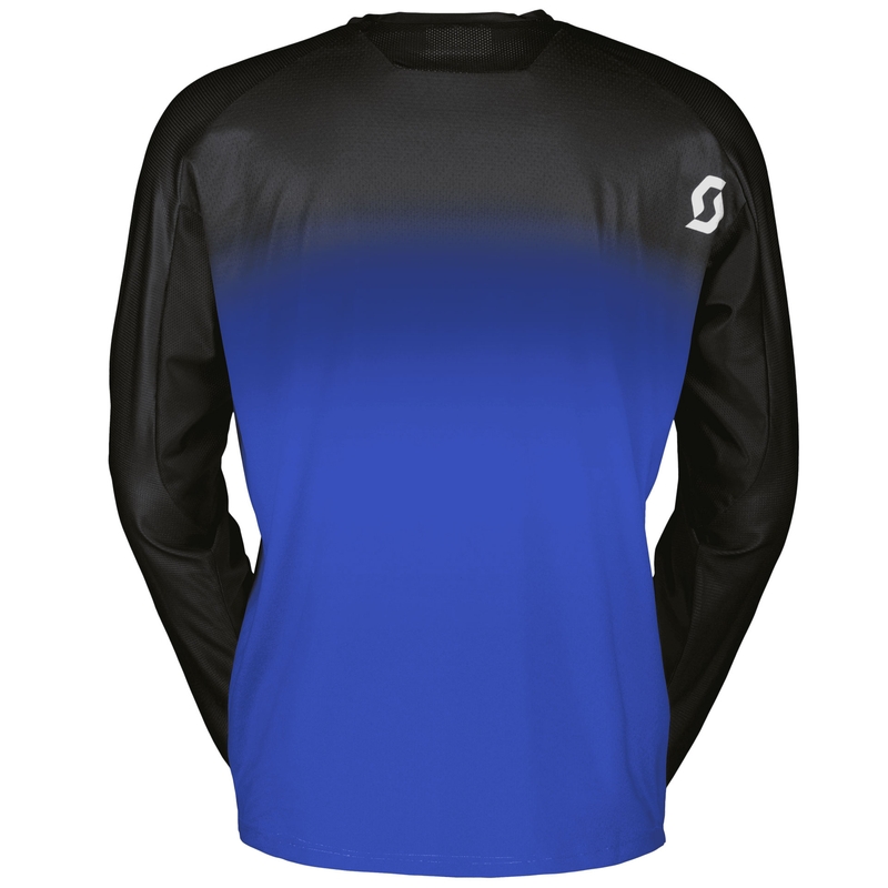 Maglia da motocross SCOTT EVO Swap nera-blu Saldi