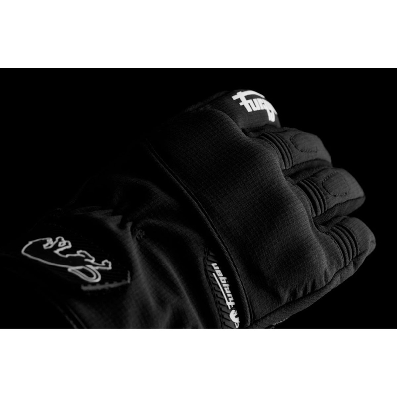 Guanti da moto da donna Furygan Jet Lady All Season D3O® Evo nero-bianco