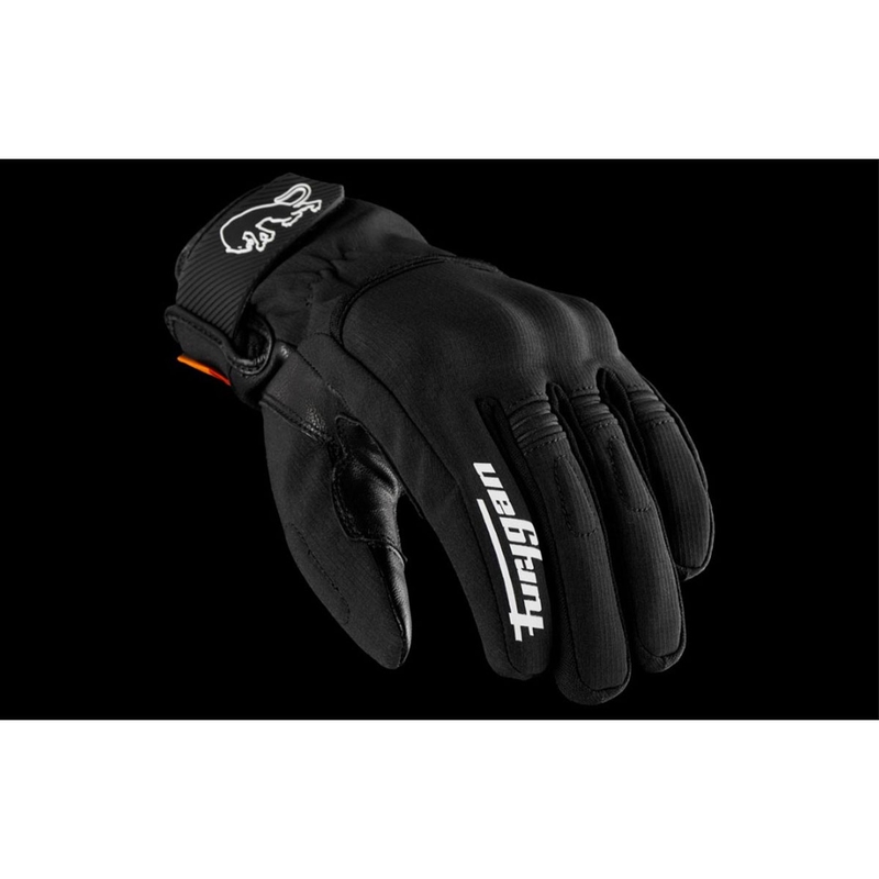 Guanti da moto da donna Furygan Jet Lady All Season D3O® Evo nero-bianco