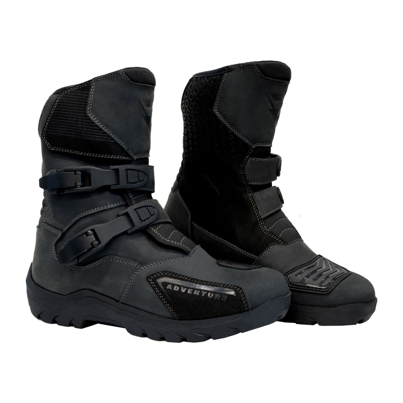 Stivali da moto Street Racer Adventure Low WP neri - II. qualità