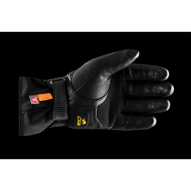 Guanti da moto da donna Furygan Oslo D3O® PrimaLoft® Lady nero-oro