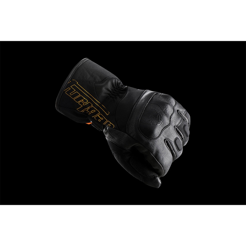 Guanti da moto da donna Furygan Oslo D3O® PrimaLoft® Lady nero-oro