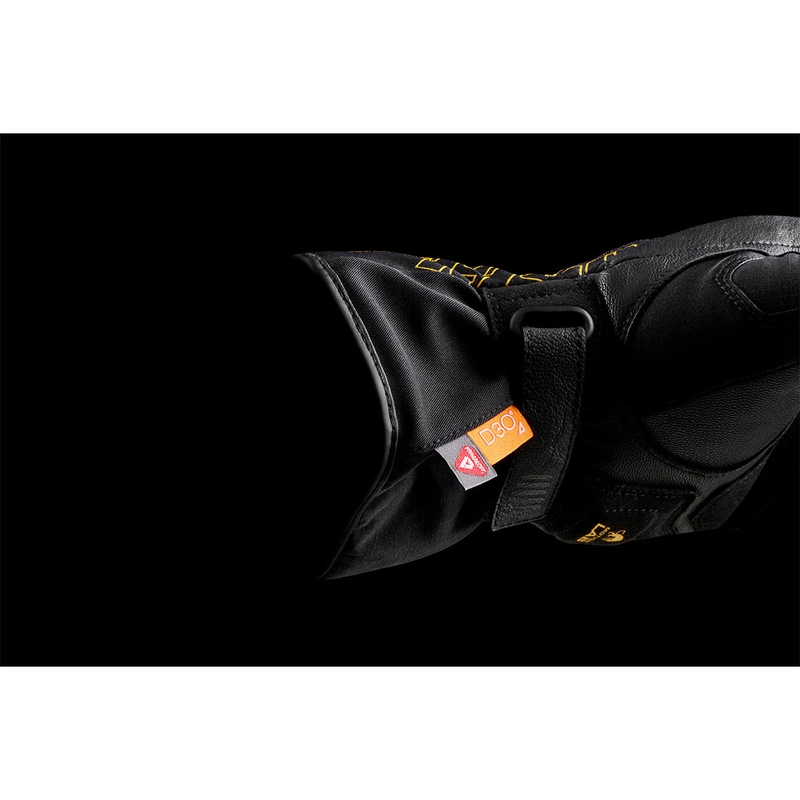 Guanti da moto da donna Furygan Oslo D3O® PrimaLoft® Lady nero-oro