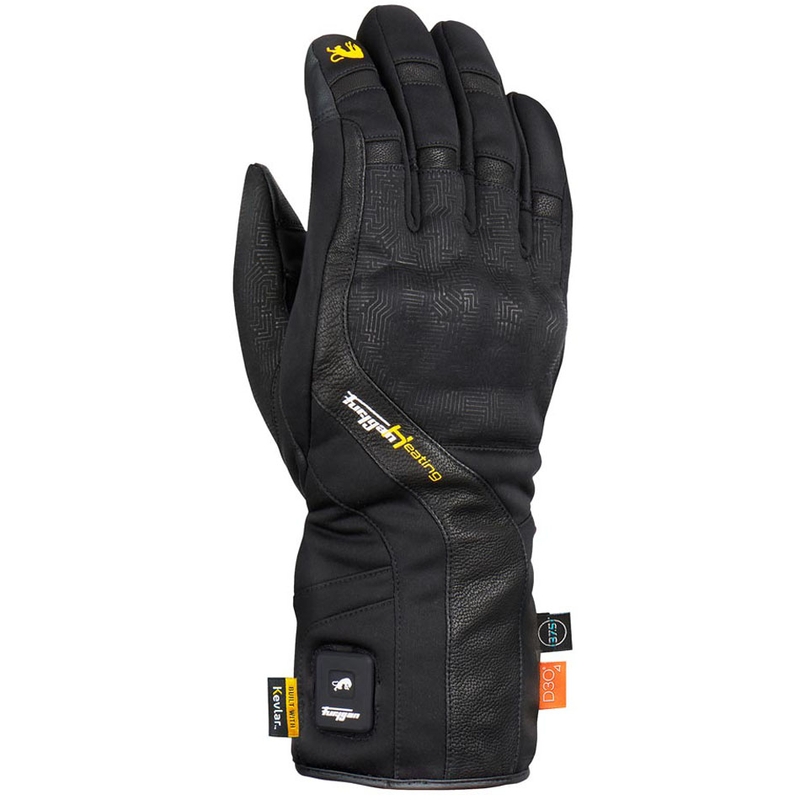 Guanti da moto Furygan Heat X Kevlar® da donna, neri