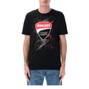 T-shirt Ducati Scratched Texture nera