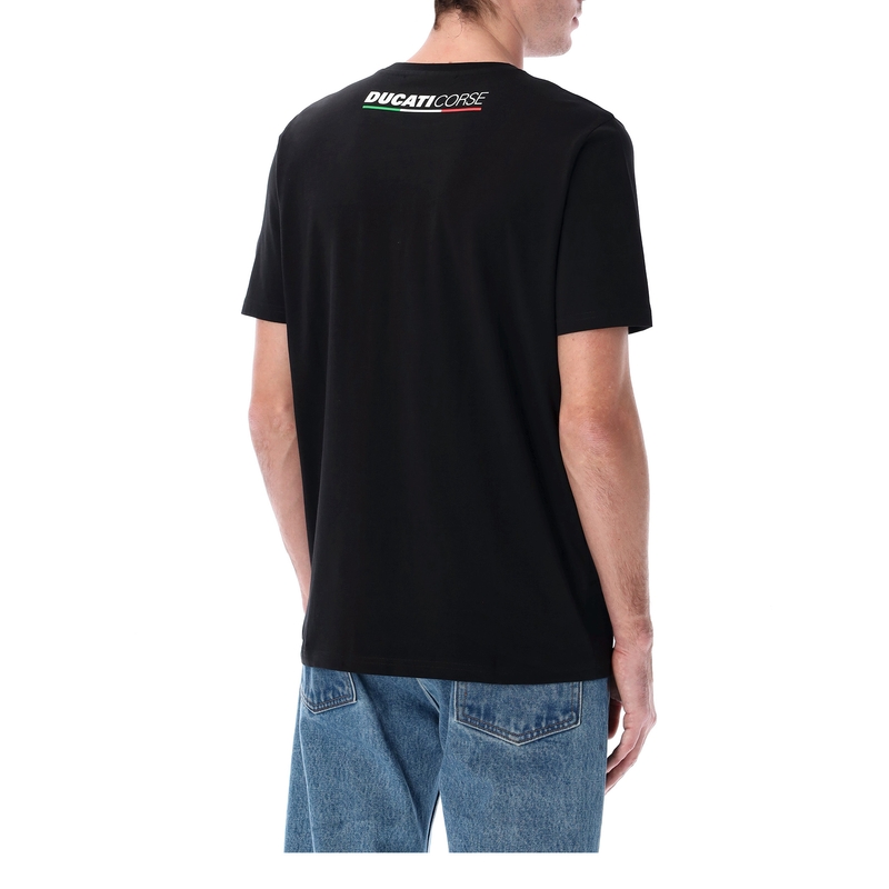 T-shirt Ducati Scratched Texture nera