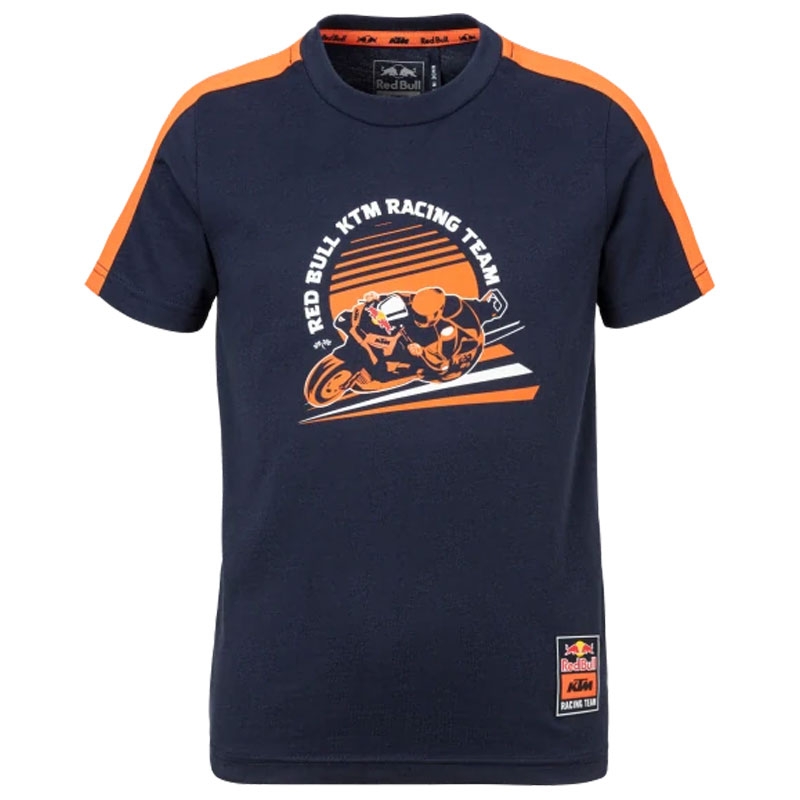 Maglietta per bambini KTM Red Bull Racing Grid Blu-Arancione