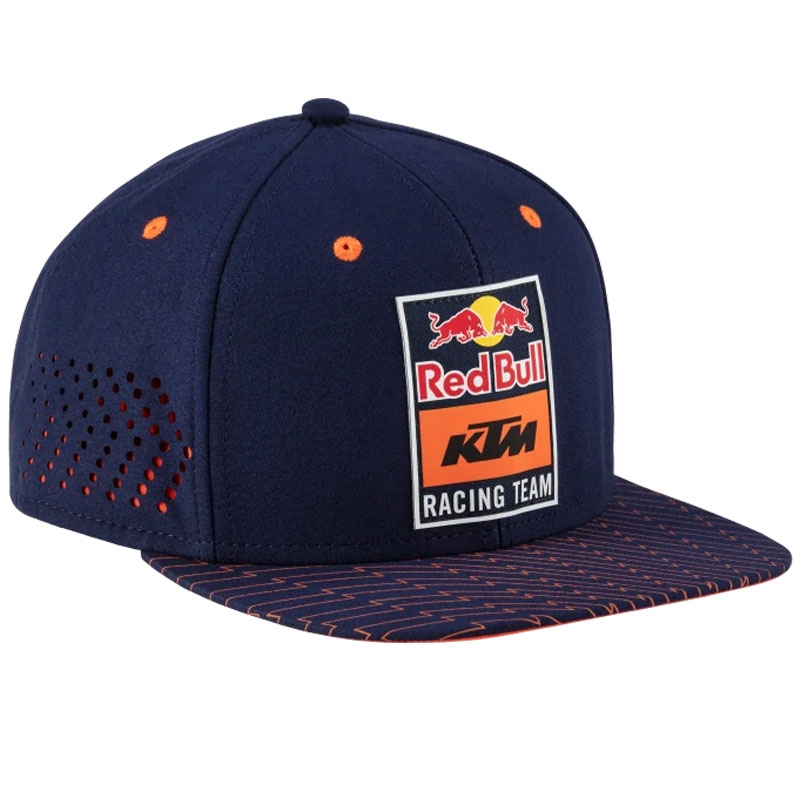 KTM Red Bull Racing Grid Flat Cap blu-arancione