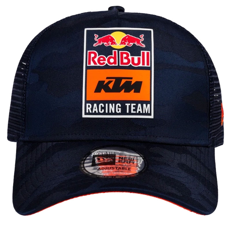 Cappellino da camionista KTM Red Bull Racing Grid blu-arancione