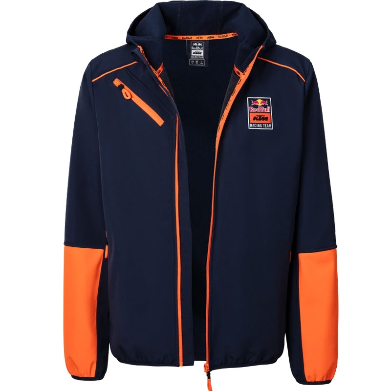 Giacca softshell KTM Red Bull Racing Grid blu-arancione