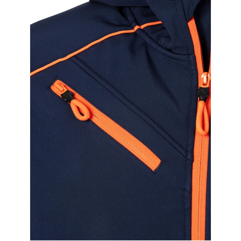 Giacca softshell KTM Red Bull Racing Grid blu-arancione