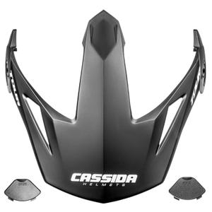 Visiera per caschi Cassida Tour compatibile con plexiglass riscaldato, nero opaco