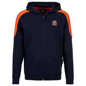 Felpa con zip KTM Red Bull Racing Grid blu scuro