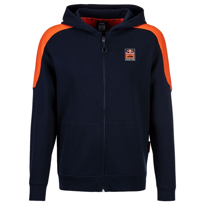 Felpa con zip KTM Red Bull Racing Grid blu scuro