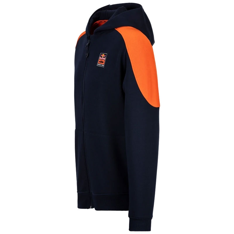 Felpa con zip KTM Red Bull Racing Grid blu scuro