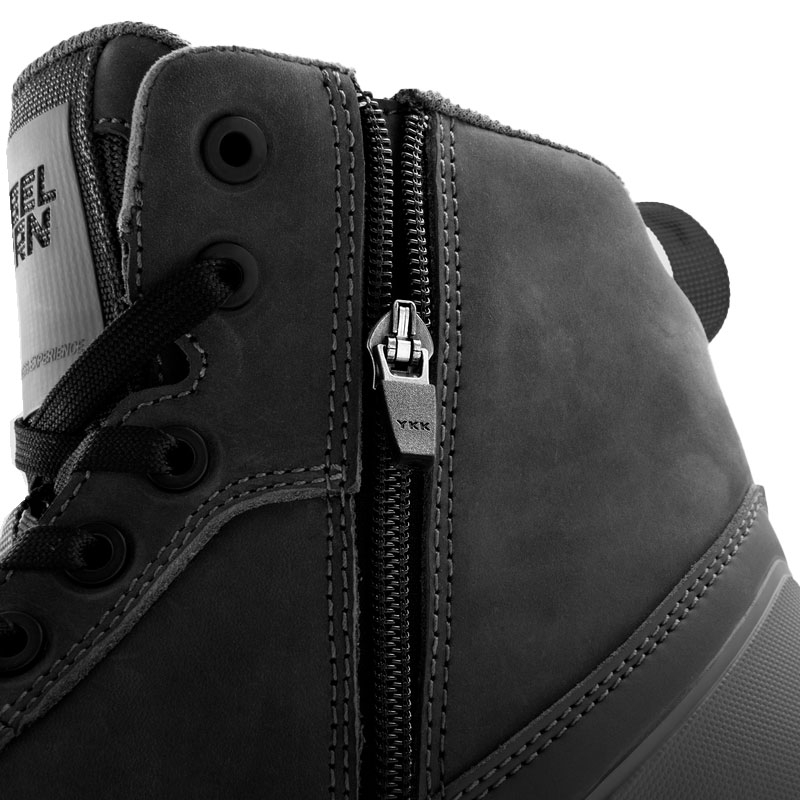 Stivali da motociclista in pelle nera Rebelhorn Spike