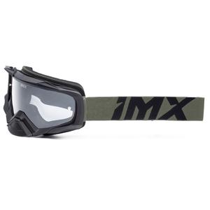 Occhiali da motocross iMX Dust nero-bronzo con plexiglass trasparente
