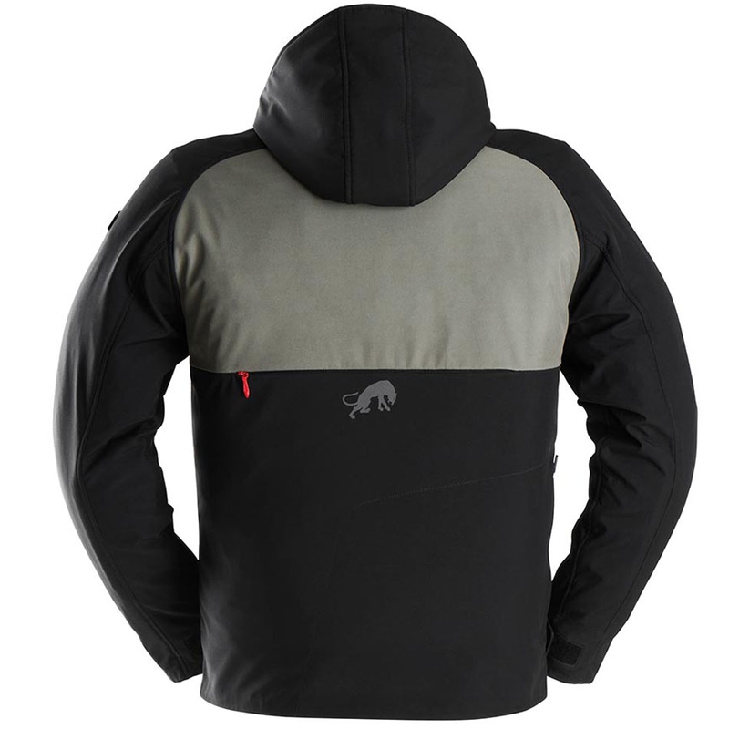 Giacca da motociclista Furygan Addax nera-verde kaki