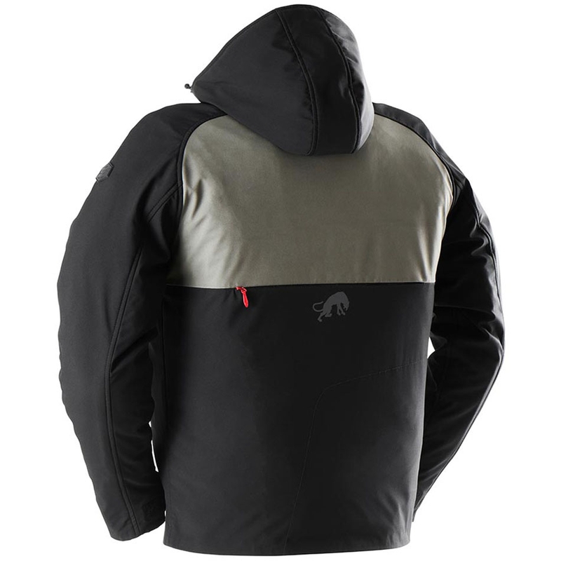 Giacca da motociclista Furygan Addax nera-verde kaki