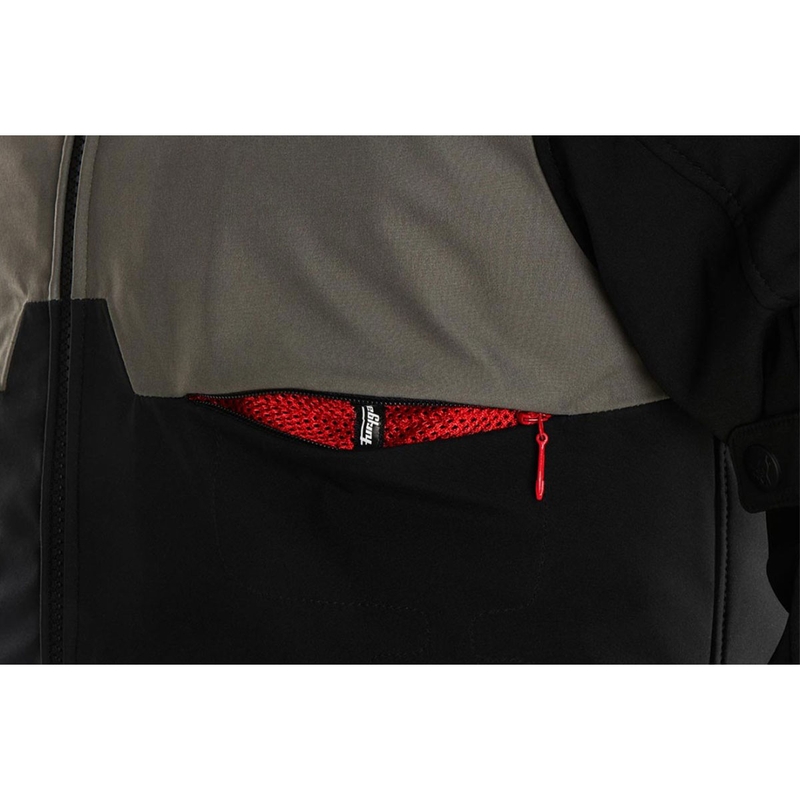 Giacca da motociclista Furygan Addax nera-verde kaki